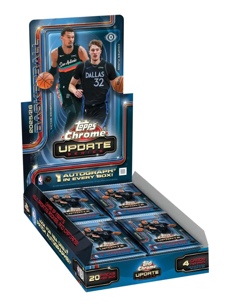 2025/26 Topps Chrome Update Series Basketball Hobby Box