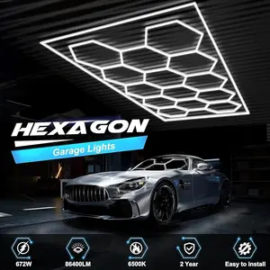 Hexagonal Smart LED Modular Lights, Music Synchronization DIY Color Ceiling & Wall Lamp, Remote Controlled Adjustable Lighting for Home, Party, Office & Garage