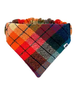 Kaleidoscope Plaid Dog Bandana