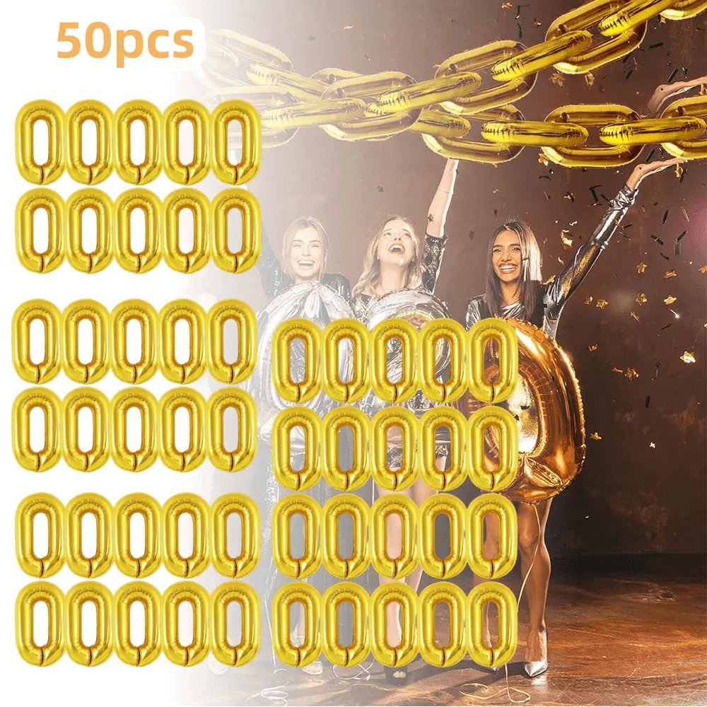 50PCS party photo booth decoration set, 80s and 90s hip-hop retro theme decoration, easy to install, used for birthdays, graduations, and weddings decoration