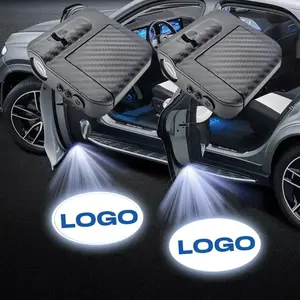 Car Door Light Projector - Custom Logo Welcome Light | LED Ambient Lighting for Cars | Waterproof Anti-Slip Step Lights | Universal Fit for Tesla BMW Toyota | Cool Car Accessories