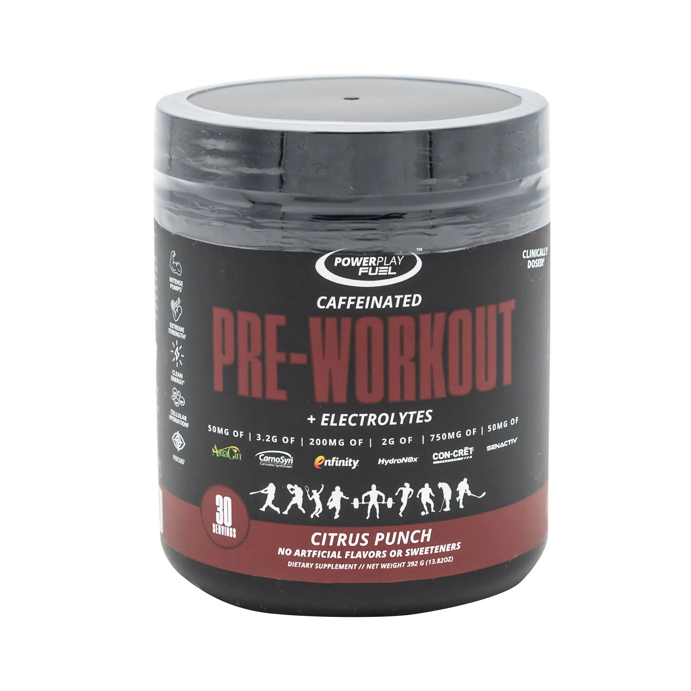 CAFFEINATED PRE WORKOUT CITRUS PUNCH