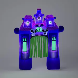 11.2' Projection Airblown Archway Kaleidoscope Haunted House Halloween Inflatable Decoration - Hyde and EEK! Boutique