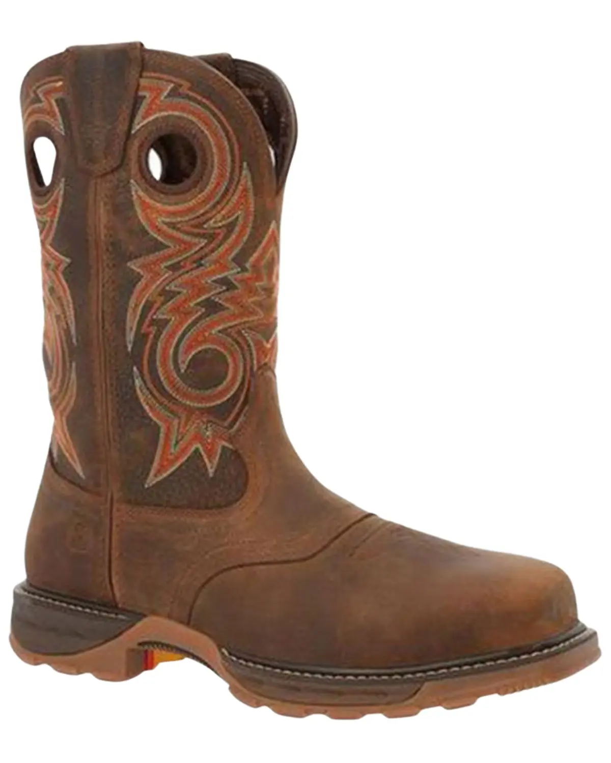 Durango Men's Men'S Saddle Waterproof Western Work Boot Composite Toe - Ddb0365