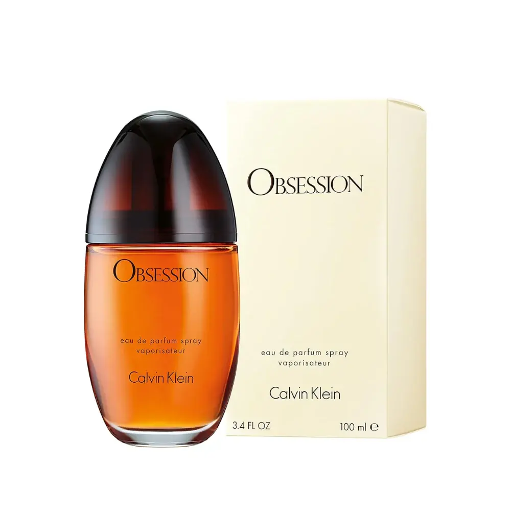 Calvin Klein Obsession Eau de Parfum Spray for Women 3.4 oz - Classic Sensual Fragrance