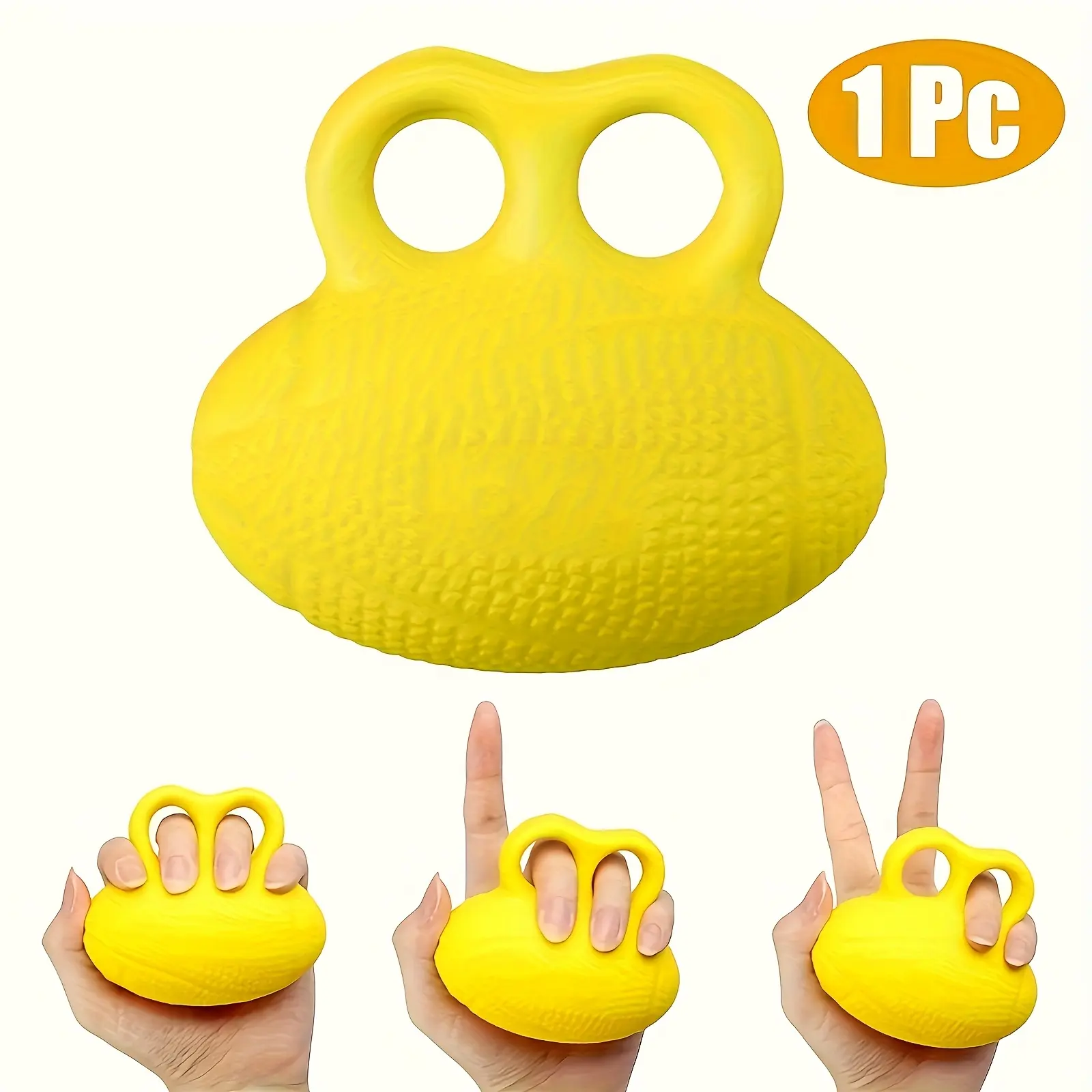 High Elasticity PU Grip Ball, Suitable for Rehabilitation and Finger Strengthening - Egg Shape, Non-toxic Hand Strengthener, Usable in All Four Seasons