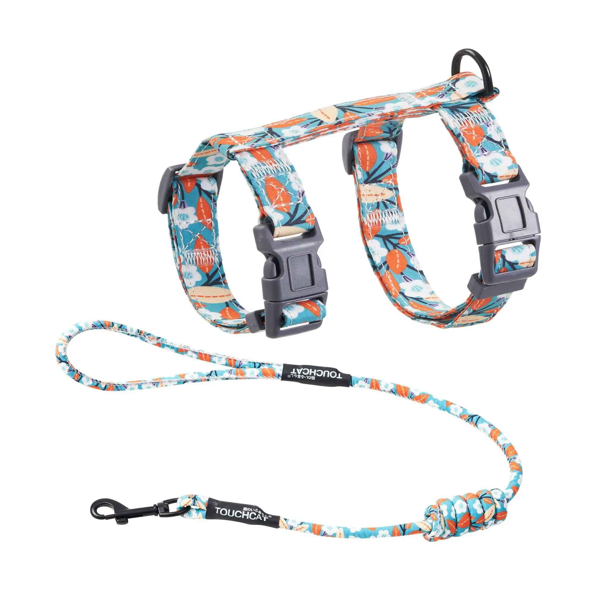 Touchcat Patterned Fashion Cat Harness and Leash Touchcat Patterned Fashion Cat Harness and Leash