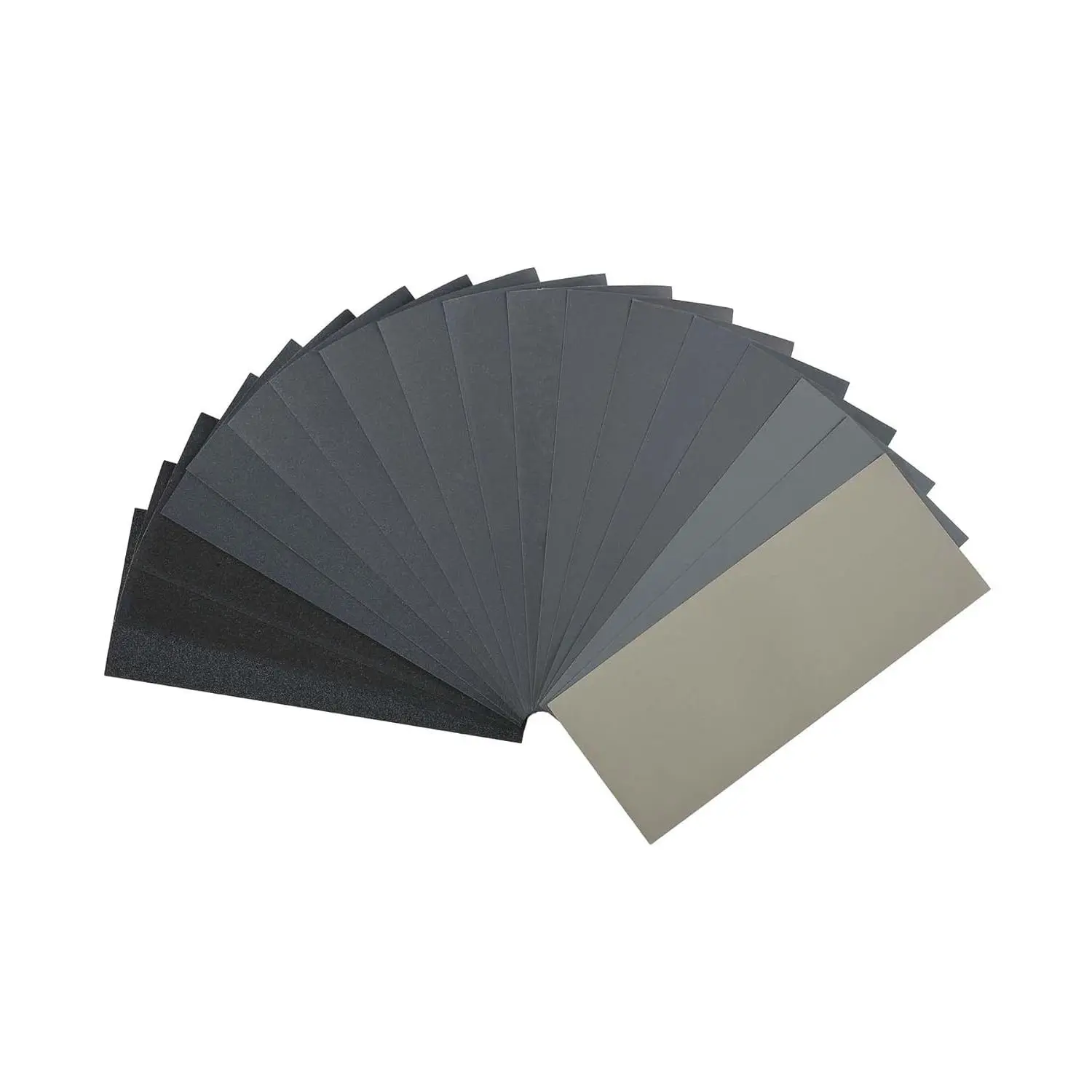 18 Pack Sandpaper - 12 Grits, 120 to 3000 Assorted Grit for Metal, , Automotive, and Furniture Sanding - Wet Dry Sand Paper Assortment