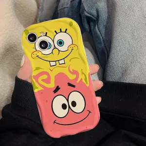Wavy Sea Foam Pink and Gold iPhone Case for XS Max, 11/12/13/14/Max/ProMax Accessories Plastic