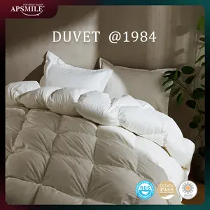 APSMILE Hungarian White Goose Down Feather Duvet Comforter Super Fluffy Insert Luxury Hotel Collection Warm Lightweight Cozy Blanket Softness Bulkiness Breathable Baffle Box TikTokShopBlackFriday