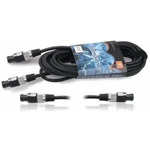 212 MAIN Speakon Plug Speaker Cables, 25/50 ft Length Options, Multiple Gauges for Audio & Video Accessory Needs
