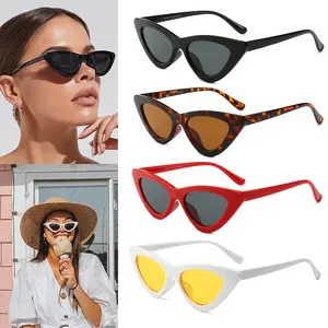 4 Pack Assorted Timeless Cat Eye Sunglasses UV400 Polycarbonate Lens Metal Hinge Lightweight and Durable Material