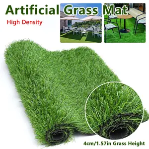 Long Grass Mat, Artificail Grass, Grass Turf Wall Decoration, High Grass Panel, Green Pet Mat, Floor Decoration Cover, for Patio, Wall Hanged Decor, Wedding, Free Tailored Grass