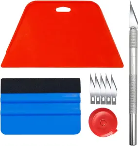 Professional Wallpaper Smoothing Tool Kit with Bubble Removal, Easy-Install Application Set for Peel & Stick Wallpaper, Vinyl Backsplash Tiles, Wall Smoothing