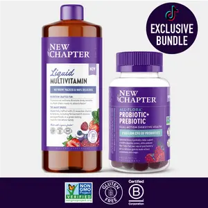 Liquid Multivitamin Mixed Berry & Probiotic + Prebiotic Gummies Duo