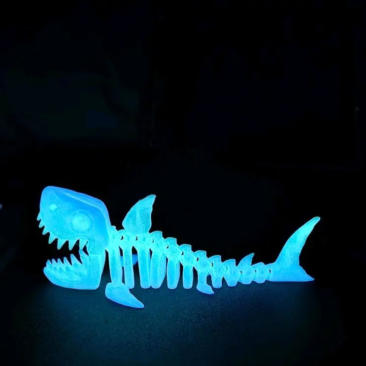 Flexi Shark 3d Print Decor Articulating Decoration