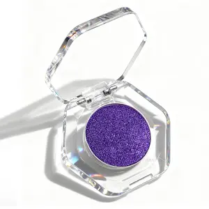Single Chrome Glitter Eyeshadow, High Pigmented Metallic Shimmer, Waterproof Long Lasting, Smooth Texture Eye Makeup, Multicolored