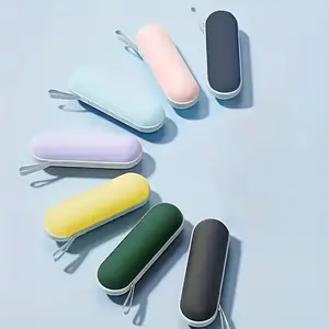 1 mini travel umbrella with box, lightweight and portable manual opening umbrella, compact and small anti UV sunshade umbrella, suitable for use on sunny and rainy days