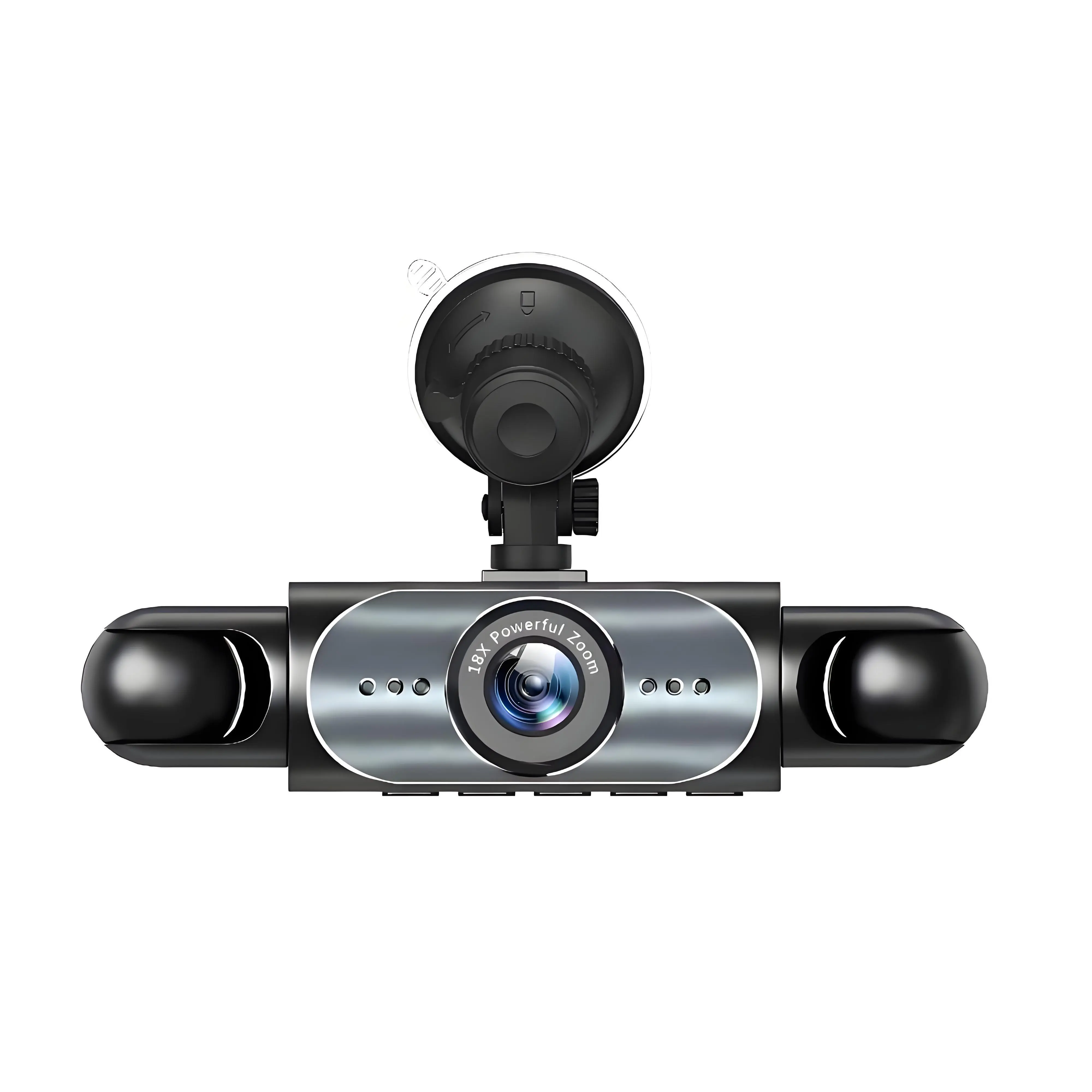 4 Channel Car Dash Cam, 1080P Night Vision Car DVR with 64GB Memory Card