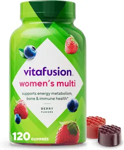 Women's Multivitamin Gummies – Berry Flavor – Daily Vitamins A, C, D, E, B6, B12 – #1 Gummy Vitamin Brand – 120Count (75-Day Supply)