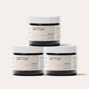 Arrae Bloat Mini Triple Pack | Fast-Acting Bloating Relief Digestive Enzymes & Gas Relief Capsules| 3 x 15 day Supply Natural Dietary Supplement