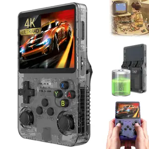 R36s Retro Handheld Game Console, 64GB Storage, 3.5 Inch IPS Screen, 20000+ Classic Games, Portable Vintage Gaming Machine, Portable Gaming System, Dad Gifts