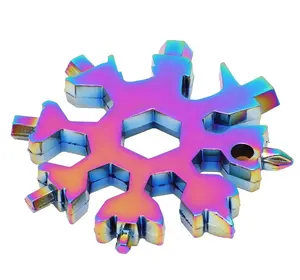 Viral 18-in-1 Snowflake Multi-Tool Stainless Steel Portable Wrench | All-in-One Screwdriver & Bottle Opener | Must-Have Survival Gadget for Everyday Use