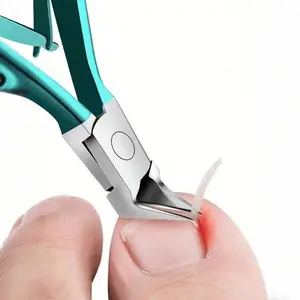 Professional Ingrown Toenail Clippers, Precision Stainless Steel Nail Nipper with Sharp Pointed Tip, Ergonomic Handle Pedicure Tool for Thick Nails, Ingrown Nails & Dead Skin Removal – Ideal for Foot Care & Pedicure