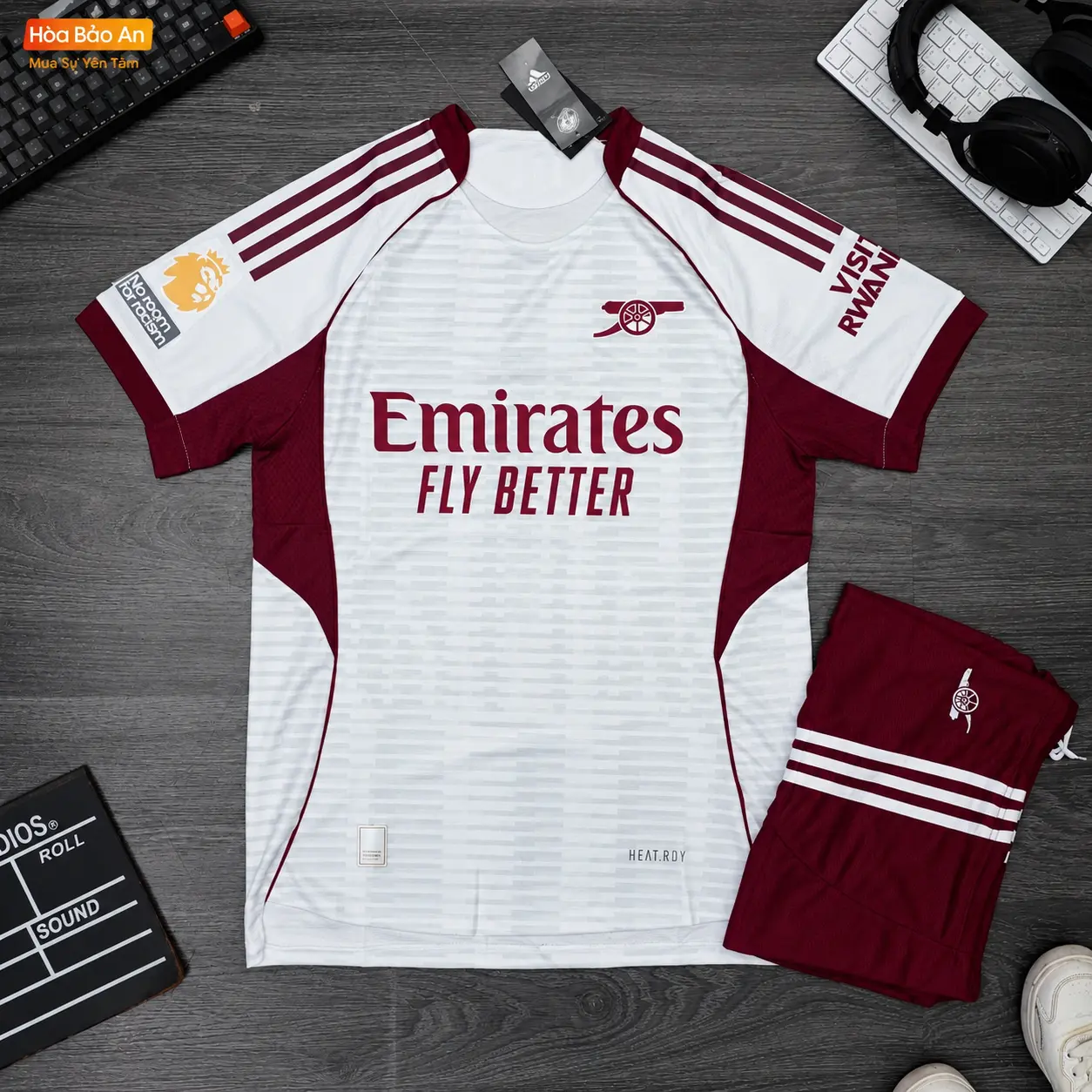 2026/2027 Men's Athletic White Football Training Uniform Breathable Short Sleeve Kit (Have Logo)