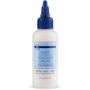 Blue Cross Cuticle Remover Cream for Dry Damaged Cuticles, Moisturizing Cuticle Softener for Nails, Professional Nail Care for Dry Manicures, Brittle Hang Nails, Made in USA, 2oz