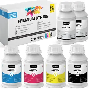 Premium DTF Ink Set - 6×250 ml (8.45 fl oz), CMYKWW
