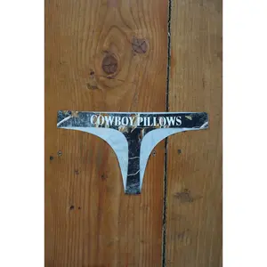 Black Camo Cowboy Pillows Undies