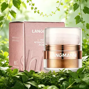 LANGMANNI Instant Retouch Powder, lightweight long-lasting formula for a smooth, natural glow and flawless makeup look all day