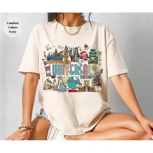 Vintage Retro Universal Studios Shirt, Universal Studios Shirt, Universal Family Trip Shirt Comfort Colors/Gildan Shirt, [Tshirt, BMTT2706