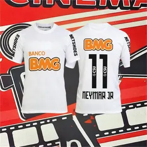 11-12 Home No.11 Neymar Short Sleeve VintageSoccer Jersey
