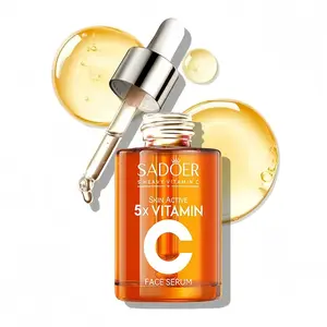 5x Vitamin C Face Serum Korean Vitamin C Face TonerSerum 5 En 1 Moisturizing & Nourishing Serum 30ml for Comprehensive Skincare #SummerVibes