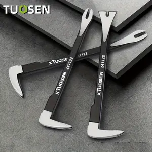 Multifunctional Pry Bar Nail Hanging Tool, Wall Cement Nails Gun Nails Woodworking Removal Universal Decoration Building Design High Hardness Anti-Rust, Hand Tools