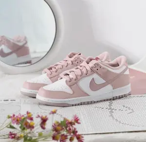 Nike Dunk Low Pink Velvet DO6485-600 GS Womens Fashion Sneakers New