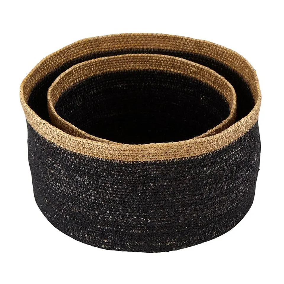 Black Seagrass Basket