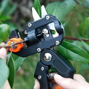 High Carbon Steel Gardening Pruning Shears, Ergonomic Handles with Accents, Ideal for Bonsai Trees and Crafts