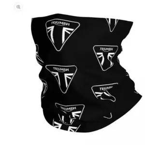 Motorcycle Motor Triumph Bandana Neck Cover, Printed Triumph Racing Wrap Scarf, Multi-Use Balaclava, Outdoor Unisex Adult Windproof
