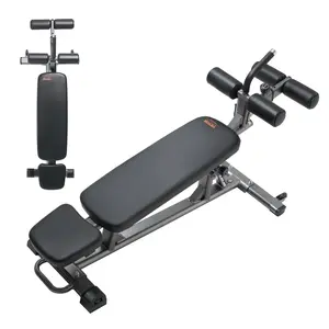 fathersdaygift  VEVOR Sit Up Bench, Decline Ab Bench with Reverse Crunch Handle, with 4 Adjustable Height Settings, Heavy Duty Steel, 1000 Lbs Capacity, for Home Gym Workouts, Strength Training, Full Body Muscles