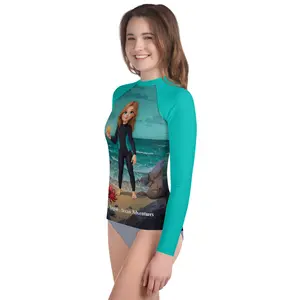 Mia Kingtide: Ocean Adventures Youth Rash Guard