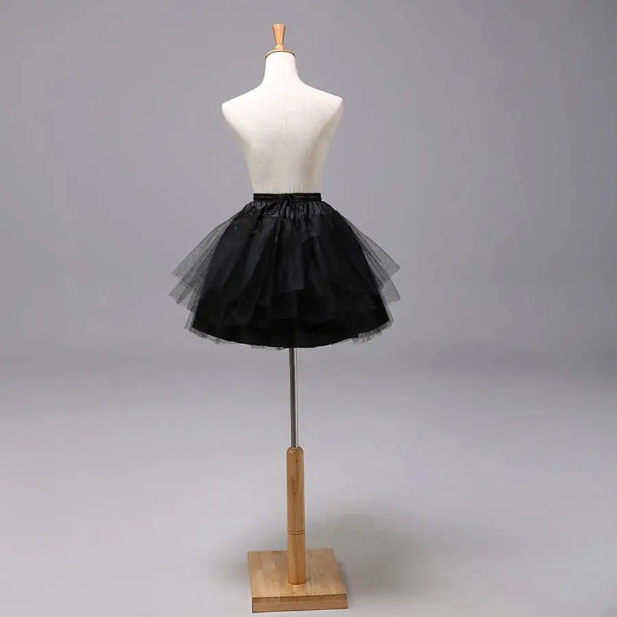 Women's 3-Layer Plain A-Line Polyester Underskirt - New Arrival Basic Solid Petticoat for Wedding Dresses, Party Costumes (Fashion Accessory), 3 Layers