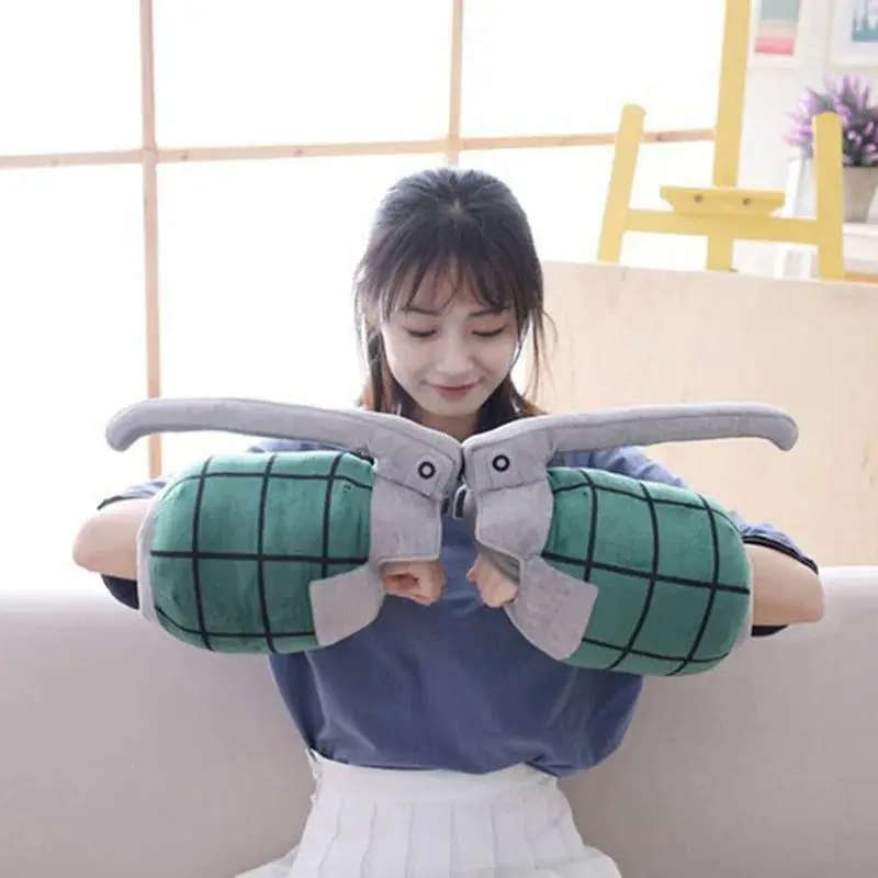 My Hero Bakugou Gloves Wrist Anime Soft Stuffed Plush Toys Cosplay Costume Cuff Arm Wrist Band Power Bracer Grenades Kids Gifts