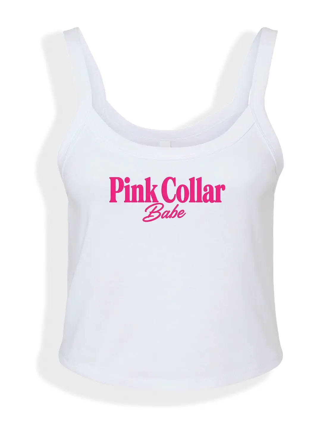 Pink Collar Babe Tank Top