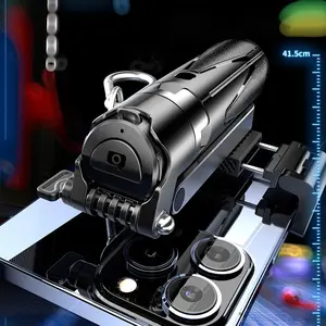 16 Inch Extendable Selfie Stick Tripod, Equipped With Wireless Remote Control, 360 ° Rotating Bracket, One Click Release Lightweight ABS Design, Suitable For Various Smartphones, Perfect For Concerts, Travel, And Live Streaming, Mobile Selfie Stick Camera