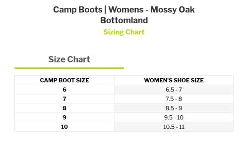 Camp Boots | Womens - Mossy Oak Bottomland