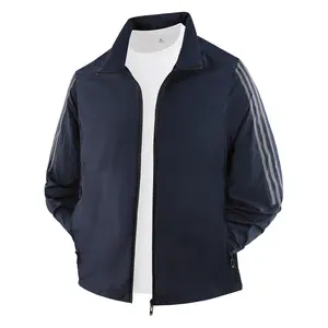Men’s summer sun-protection jacket—lightweight and breathable fabric that resists splashes; stand collar jacket available in four colors; suitable for outdoor activities like fishing, commuting, and sports.