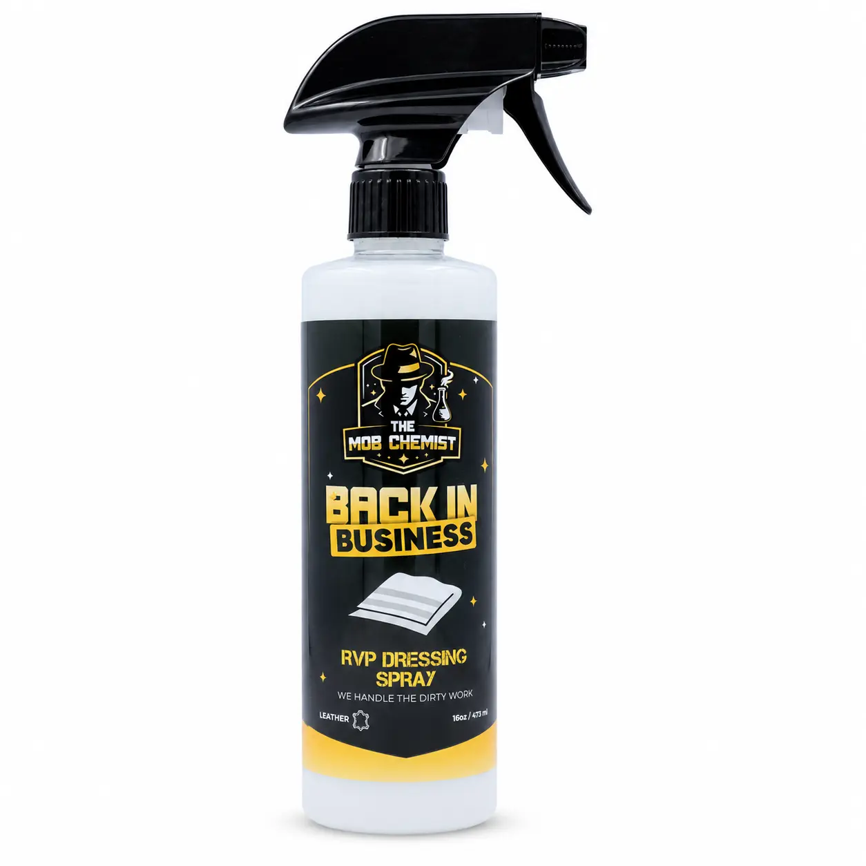 Back In Business RVP Dressing Spray 16 oz - Premium Trim & Plastic Restorer